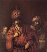 REMBRANDT Harmenszoon van Rijn The Condemnation of Haman Norge oil painting reproduction
